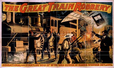 The Great Train Robbery! A Silent Western Epic Featuring Innovative Cinematography and Early Film Star Augustus Solomons!